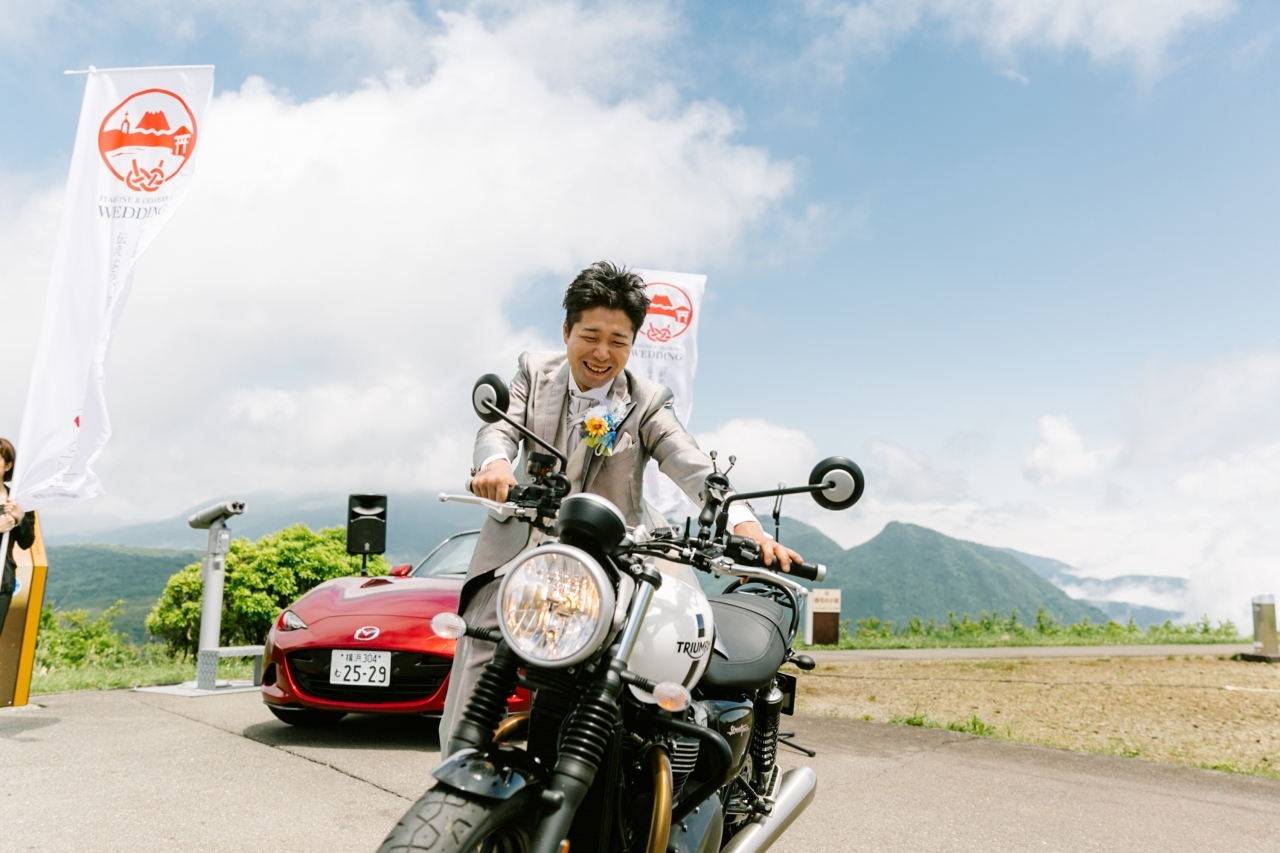 19年版 結婚の絆プロジェクト バイク好きカップルの結婚式 箱根小田原リゾートウェディング