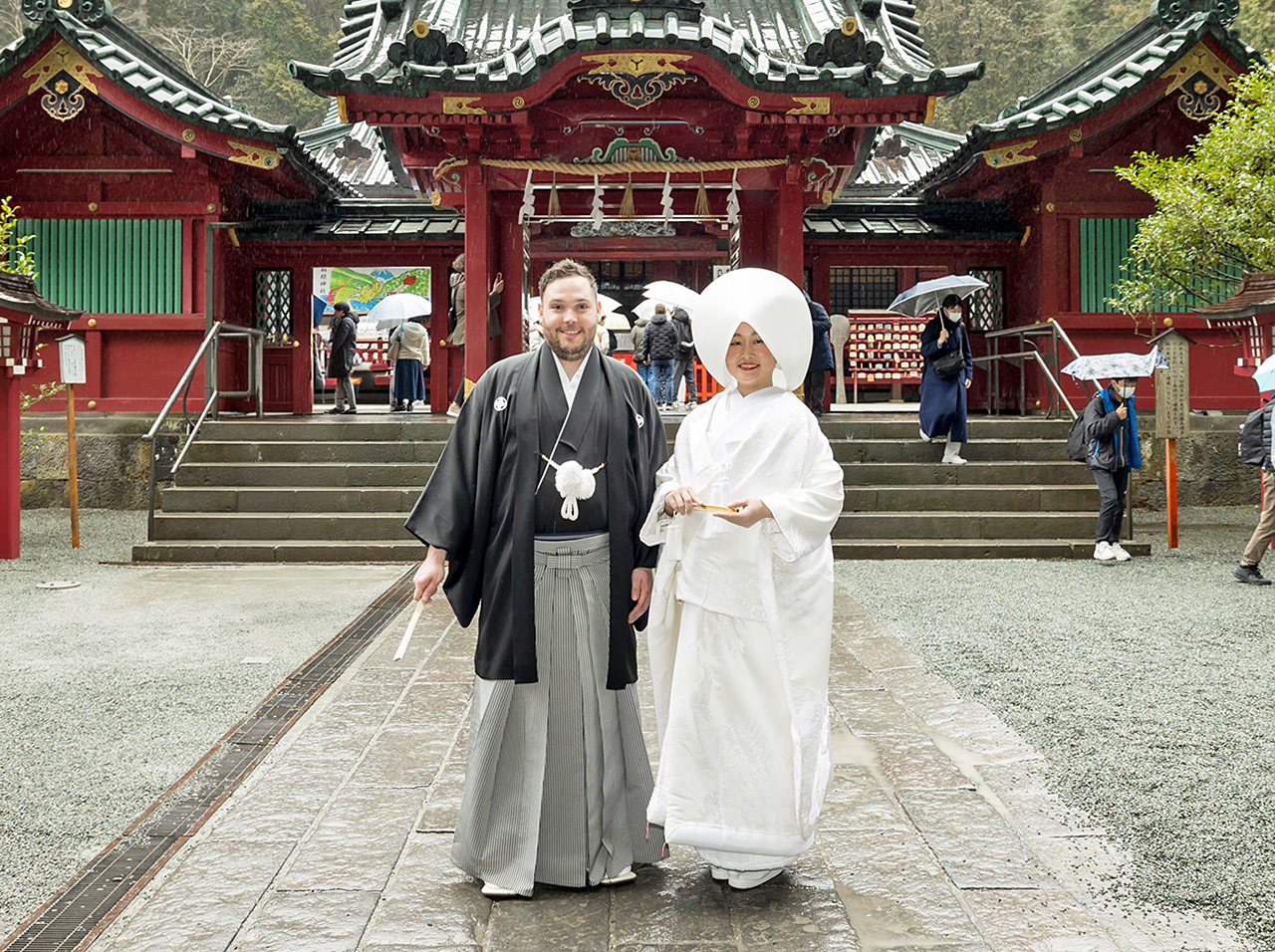 小田急 山のホテル ウェディング 箱根神社